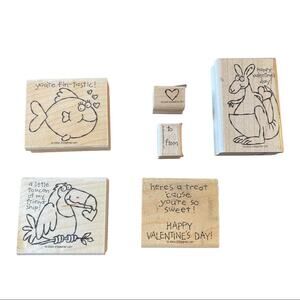 Stampin’ Up Toucan Of My Love Set of 6 Rubber Stamps
